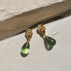 Shyla Chunky Knot Green Earring