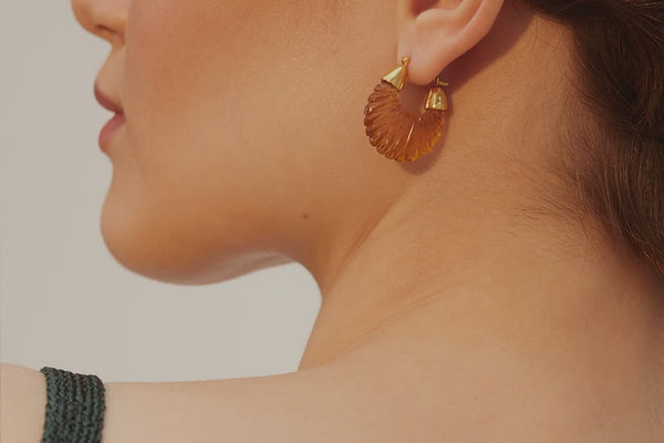 Shyla Ettienne Champagne Earring