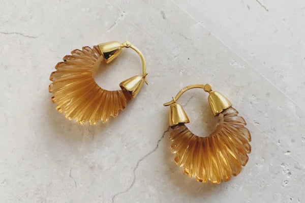 Shyla Ettienne Champagne Earring