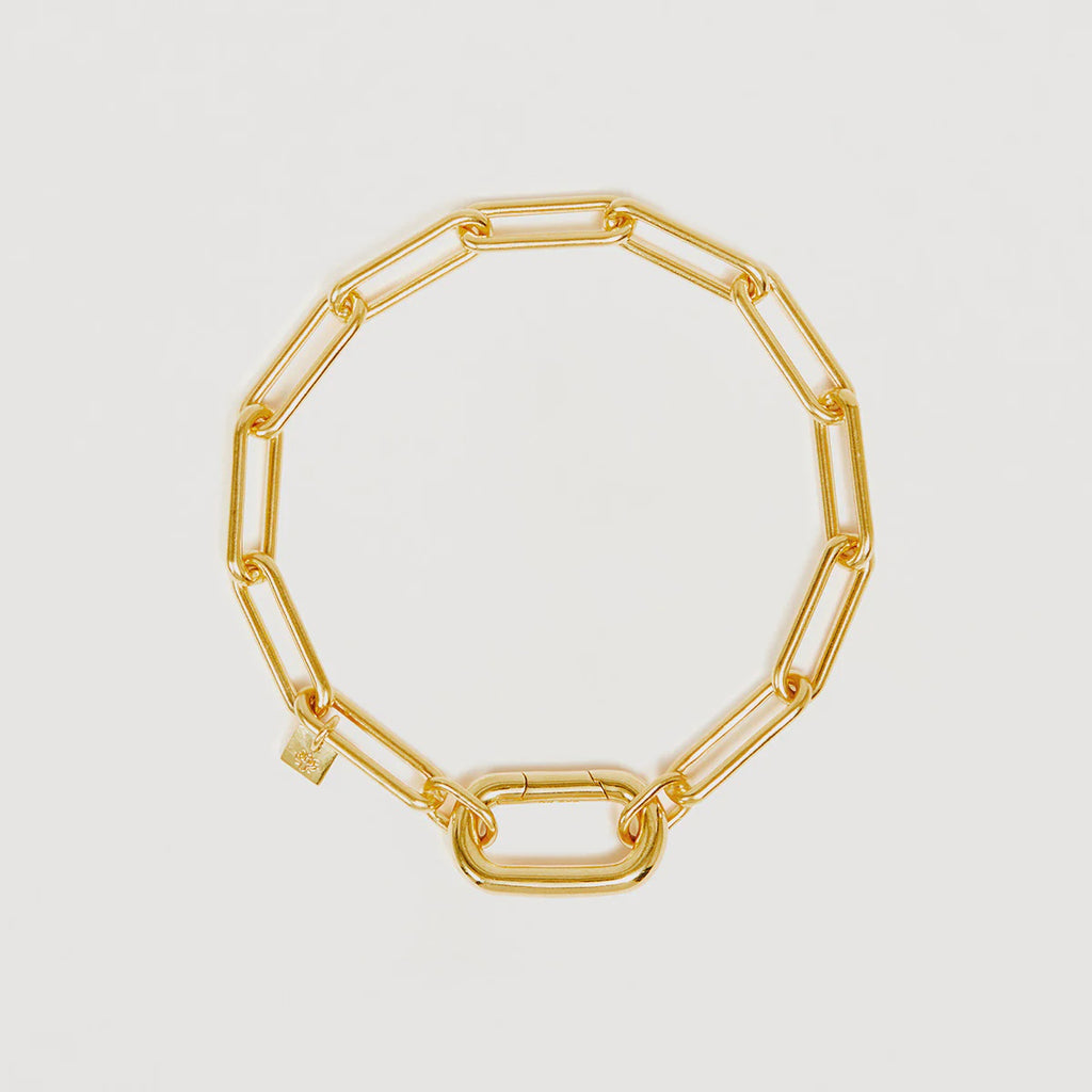 By charlotte with love annex link bracelet gold