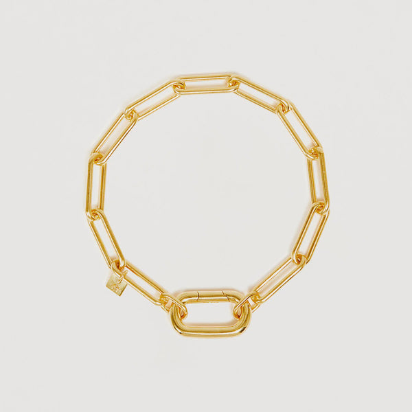 By charlotte with love annex link bracelet gold