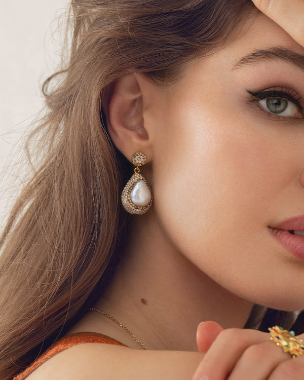Soru Baroque Pearl & crystal E/r