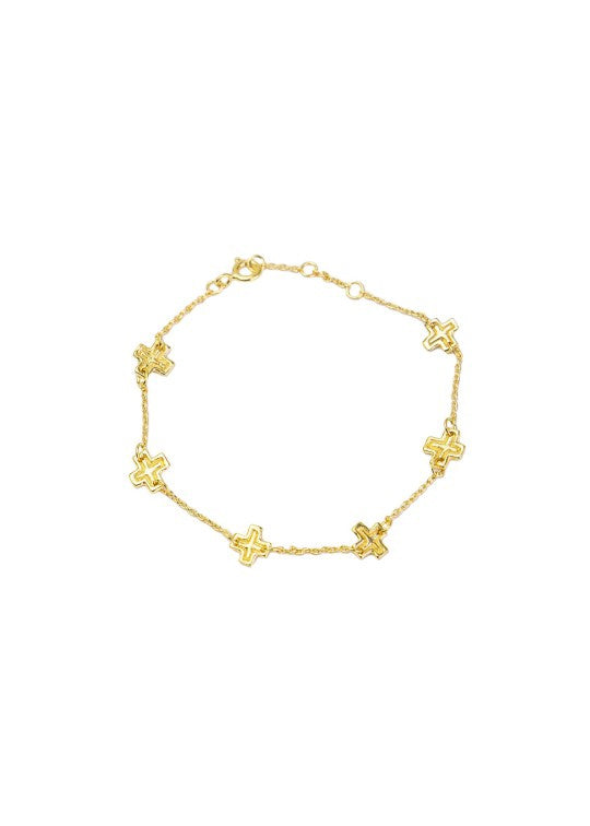 Constantine 18k Gold Plate Bracelet