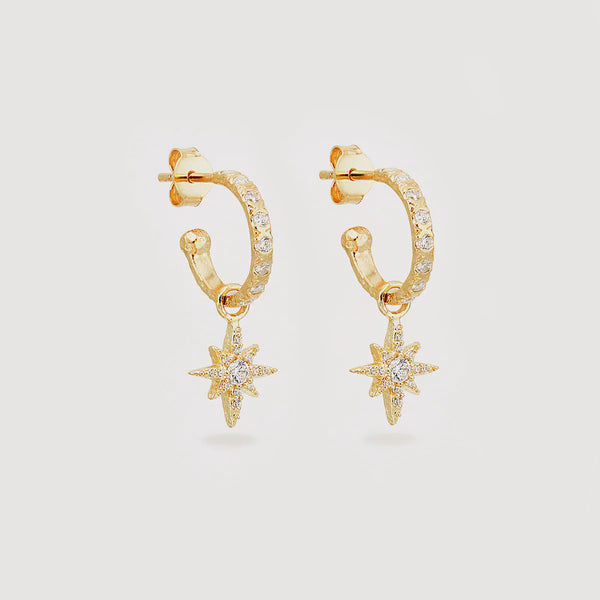 by Charlotte 'Dancing in Starlight' Gold Hoops