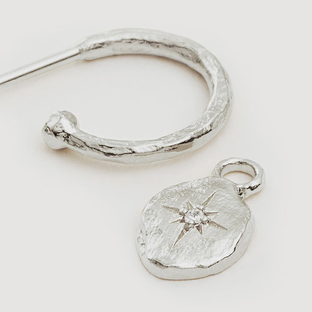 by Charlotte 'North Star' Silver Hoops