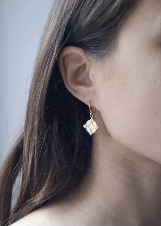 Ines 18k Gold Plate Earrings