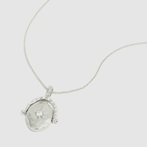 by Charlotte 'North Star Spinner' Silver Necklace