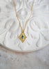 Thais Topaz 18k Gold Plate Necklace
