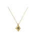 Thais Topaz 18k Gold Plate Necklace
