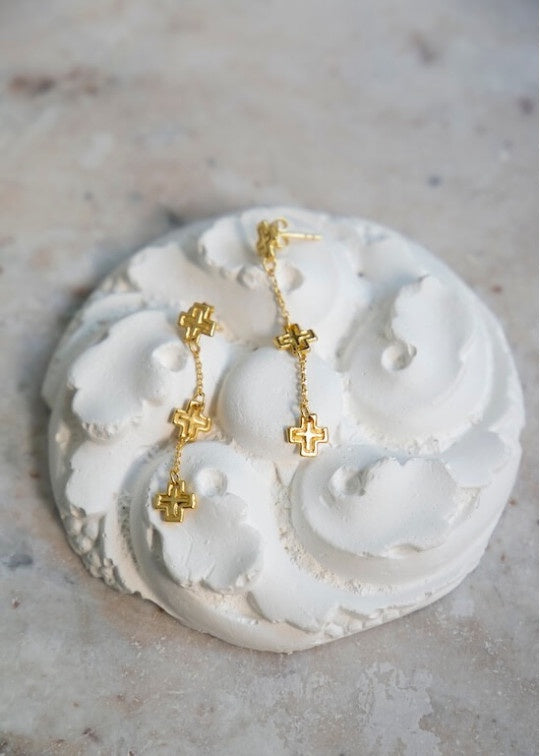 Constantine 18k Gold Earrings